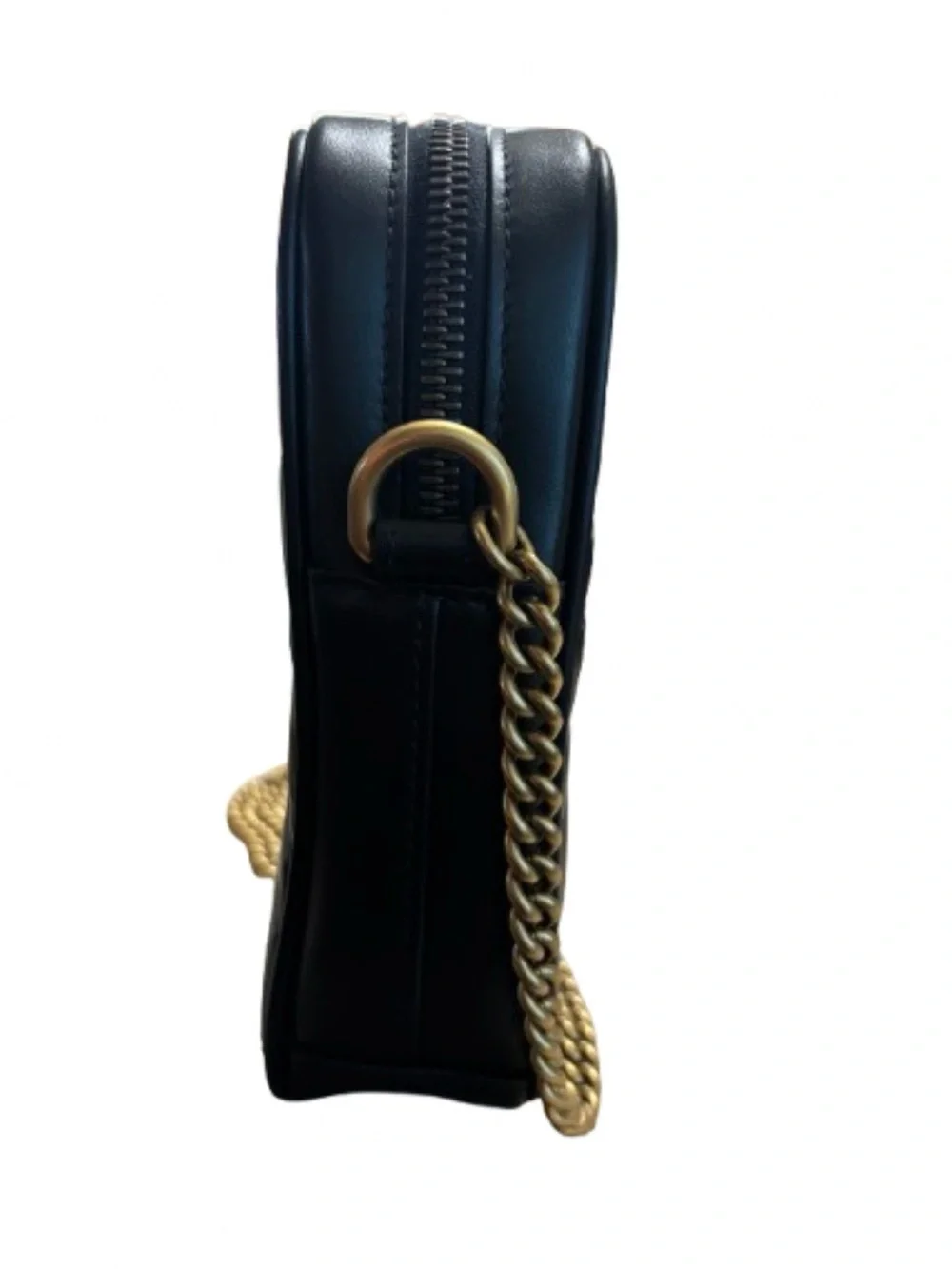 SEND OFFERS Gucci Black GG Marmont Chevron Mini Crossbody DM BEFORE BUYING